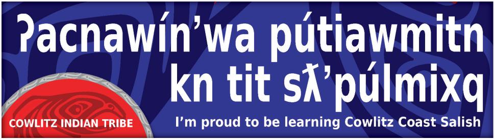 Cowlitz Vocabulary Builder