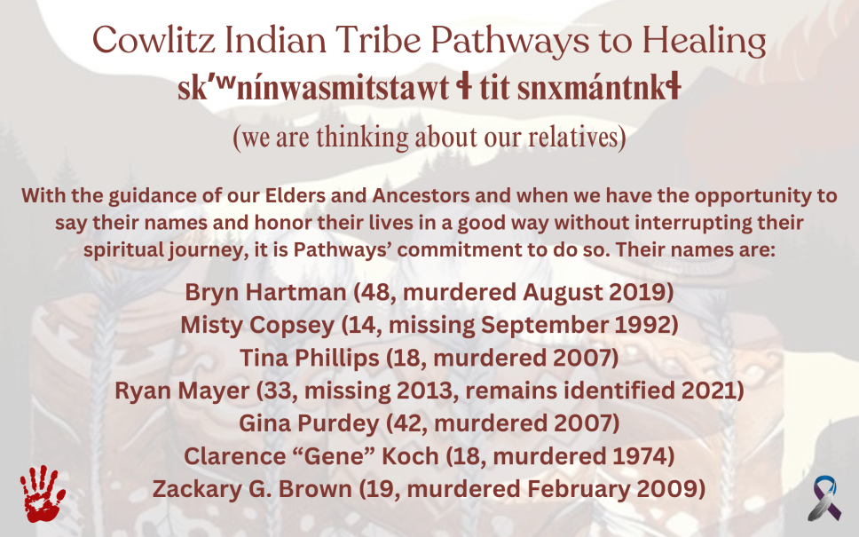 Pathways to Healing MMIC-Memorial-Sign